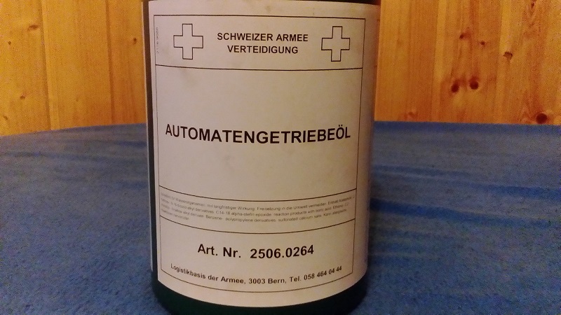 So ein ATF öl denn habe ich verwendet