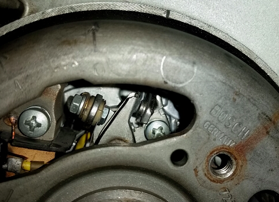 Zündung Sachs 503 Unterbrecher klebt
